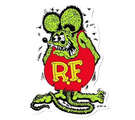 RAT FINK（ラットフィンク） ステッカー 車 アメリカン キャラクター