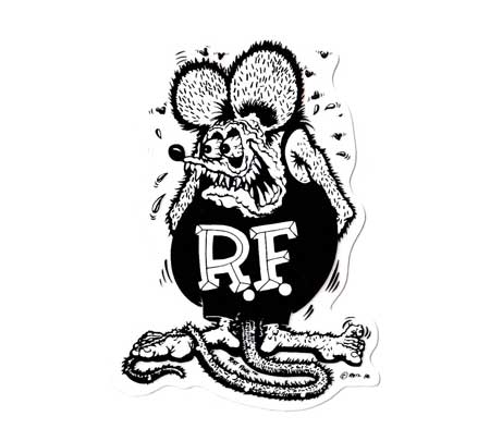 RAT FINK（ラットフィンク） ステッカー 車 アメリカン キャラクター