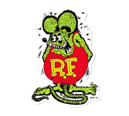 RAT FINK（ラットフィンク） ステッカー 車 アメリカン キャラクター