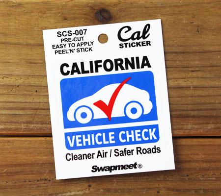 ステッカー 車 アメリカン おしゃれ かっこいい アメリカン雑貨 Swapmeet Cal STICKER VEHICLE CHECK 車両 ...