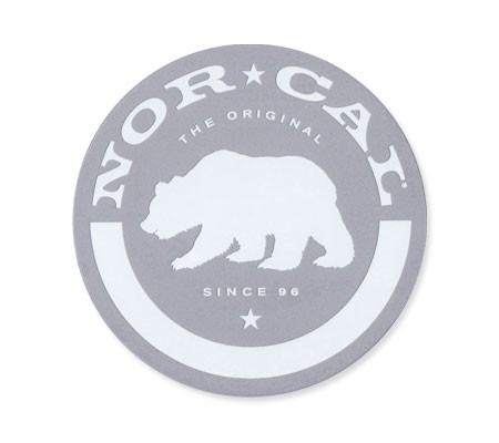 ステッカー ノーカル NOR CAL ホワイトラウンド