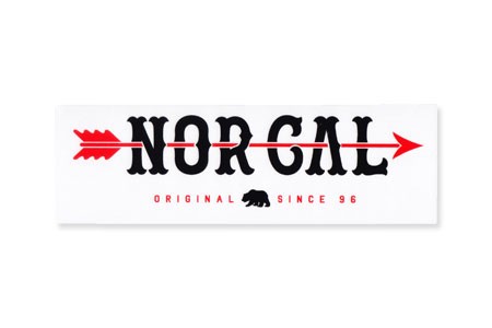 ステッカー ノーカル NOR CAL アローロゴ