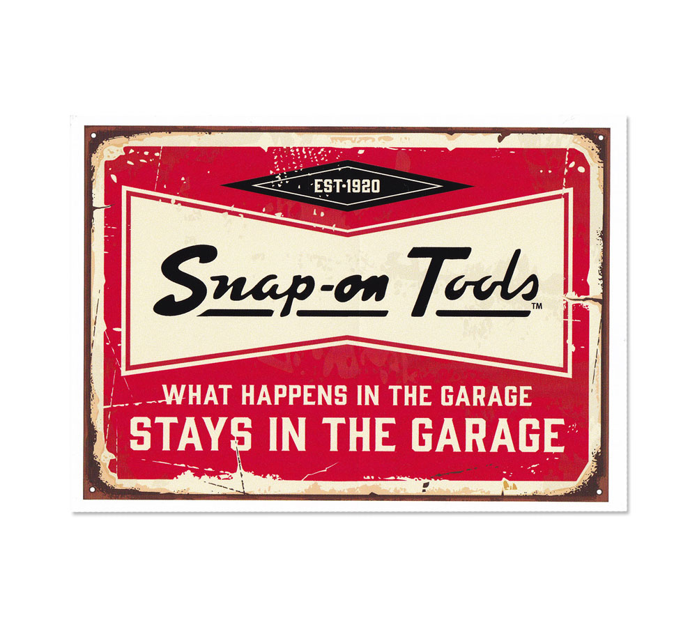 ステッカー スナップオン Snap-on STAYS IN THE GARAGE