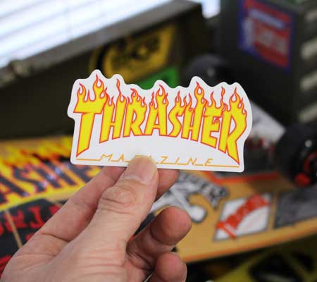 スラッシャー THRASHER ステッカー おしゃれ アメリカン かっこいい