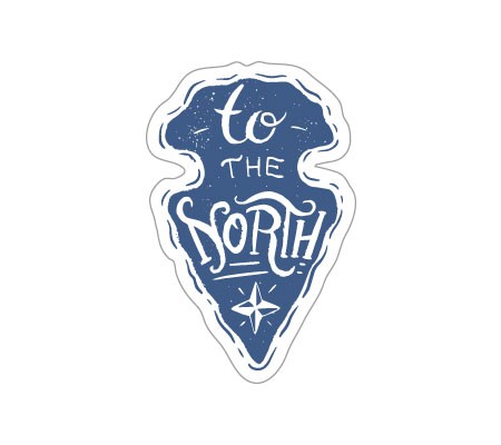 アウトドアステッカー TO THE NORTH DECALS