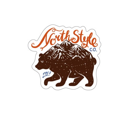 アウトドアステッカー TO THE NORTH DECALS