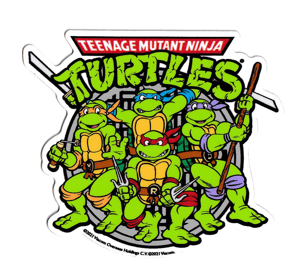 タートルズ ステッカー Mutant Turtles 全員集合