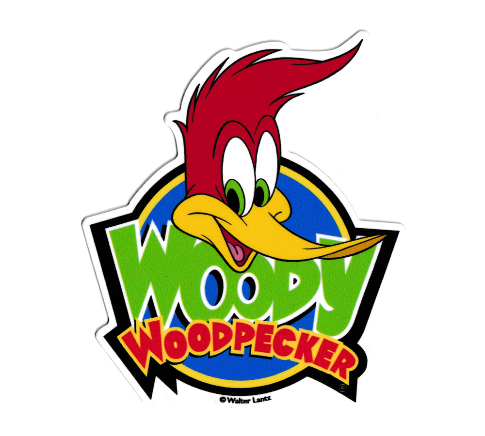 ウッディー・ウッドペッカー ステッカー アメリカン キャラクター アメリカ かわいい おしゃれ Woody Woodpecker FACE｜planfirst