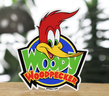 ウッディー・ウッドペッカー ステッカー アメリカン キャラクター アメリカ かわいい おしゃれ Woody Woodpecker FACE｜planfirst｜02