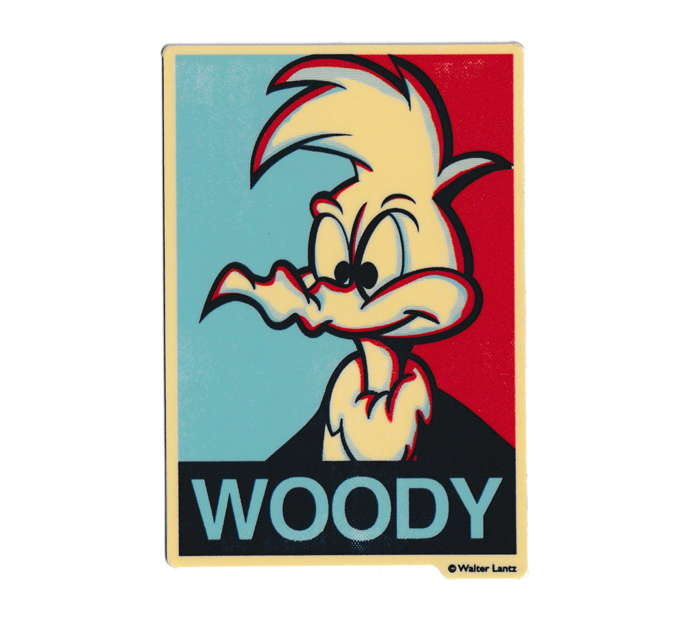ウッディー・ウッドペッカー ステッカー アメリカン キャラクター アメリカ かわいい おしゃれ かっこいい Woody Woodpecker WOODY｜planfirst