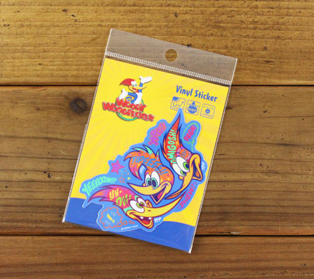 ウッドペッカー WOODY woodpecker シール ステッカー 銀色 Amazon