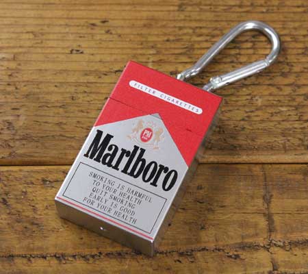 タバコBOX 携帯灰皿 キーホルダー 面白い おしゃれ 便利 アメリカン
