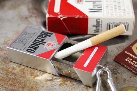 タバコBOX 携帯灰皿 キーホルダー 面白い おしゃれ 便利 アメリカン