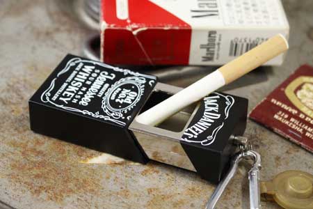 タバコBOX 携帯灰皿 キーホルダー 面白い おしゃれ 便利 アメリカン
