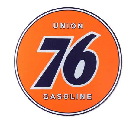 ユニオン76 ブリキ看板 サインプレート おしゃれ アメリカン かっこいい サインボード ガレージ インテリア ラウンド UNION76 GASOLINE｜U.S.JUNKYARD