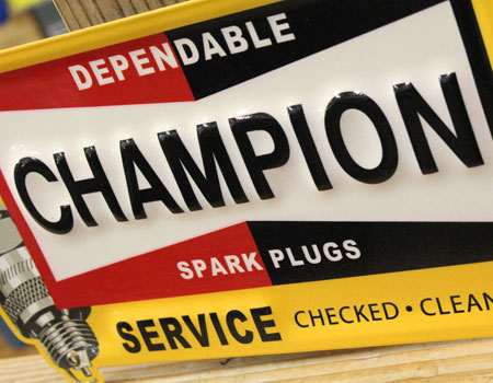 チャンピオン CHAMPION サインプレート 看板 アメリカン おしゃれ