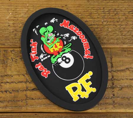 RAT FINK　ラットフィンク　小物入れ　眼鏡　サングラス　置き場　ペン立て　MOONEYES　ホットロッド Rat Fink ラバー トレイ アイアン クロス