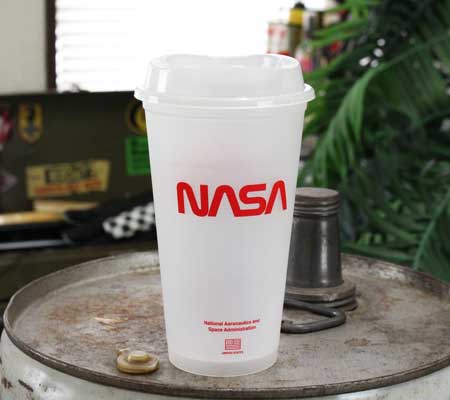 NASA タンブラー 蓋付き おしゃれ 蓄光 プラカップ ドリンク カップ