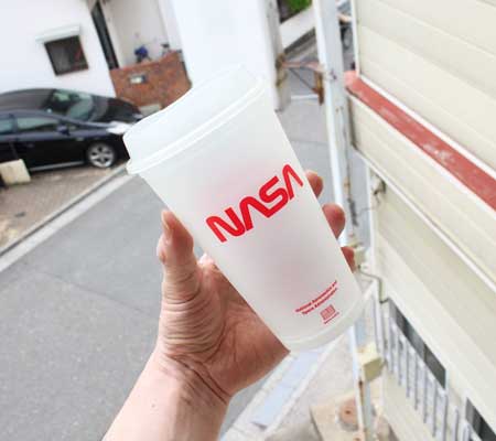 NASA タンブラー 蓋付き おしゃれ 蓄光 プラカップ ドリンク カップ