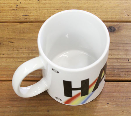 マグカップ おしゃれ 陶器 ハワイ 雑貨 ナンバープレート かわいい