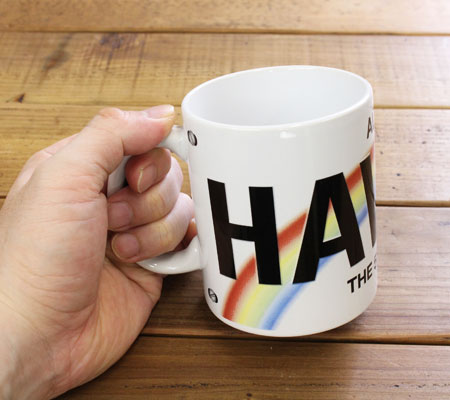 マグカップ おしゃれ 陶器 ハワイ 雑貨 ナンバープレート かわいい