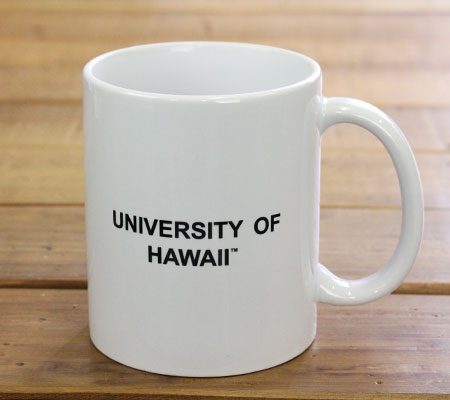 ハワイ大学 マグカップ おしゃれ 陶器 ハワイ 雑貨 かわいい アメリカ アメリカン雑貨 University of Hawaii レインボー｜planfirst｜03