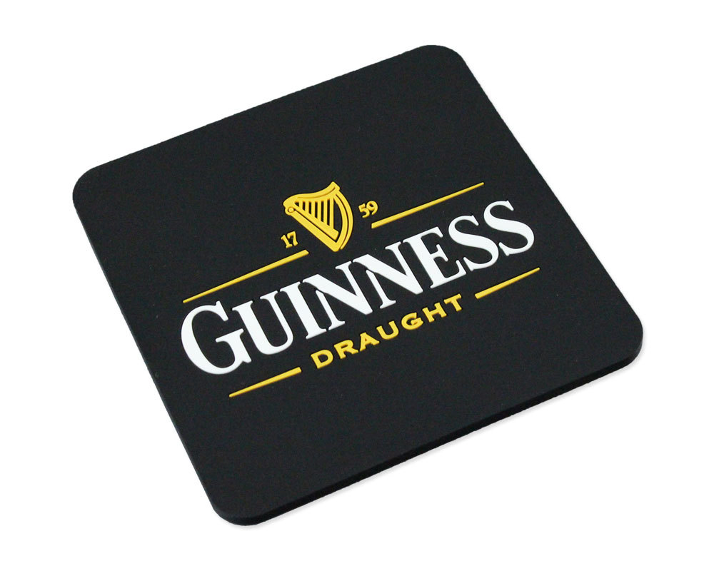 ギネス GUINNESS コースター おしゃれ かっこいい ラバー アルコール