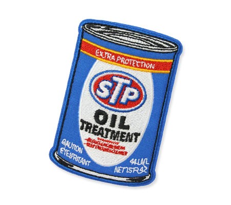 STP ワッペン OIL CAN