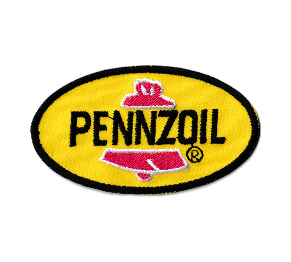 ペンズオイル PENNZOIL ワッペン アイロン 大人向け おしゃれ かっこいい アメカジ アメリカン  RCWP｜planfirst