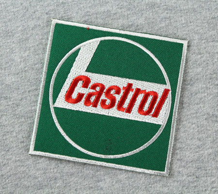 カストロール CASTROL ワッペン アイロン 大人向け おしゃれ