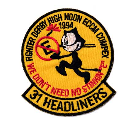 フィリックス・ザ・キャット キャラクター アメリカ ワッペン アイロン 大人向け ミリタリー 猫 おしゃれ かっこいい アメカジ HEADLINERS | 