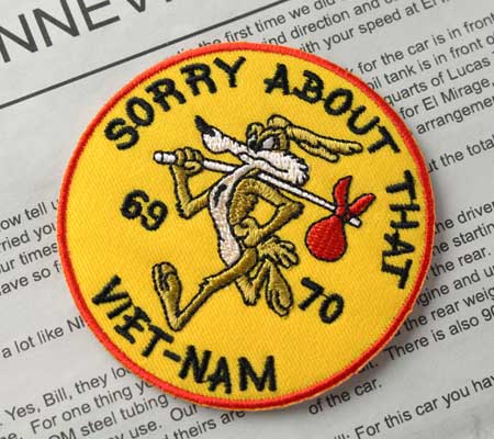 コヨーテ キャラクター アメリカ ワッペン アイロン 大人向け ミリタリー おしゃれ かっこいい アメカジ アメリカン VIET-NAM |  | 01