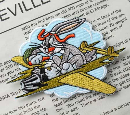 バッグス・バニー キャラクター アメリカ ワッペン アイロン 大人向け ミリタリー おしゃれ かわいい かっこいい アメカジ エアプレイン |  | 01