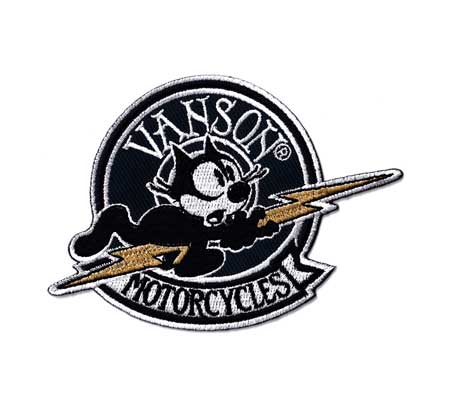 フィリックス・ザ・キャット キャラクター アメリカ ワッペン アイロン 大人向け 猫 おしゃれ かわいい かっこいい アメカジ MOTORCYCLES | 