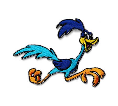 ロードランナー ワッペン アイロン 大人向け キャラクター アメリカ おしゃれ かっこいい かわいい アメカジ アメリカン ランニング | 