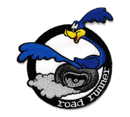 ロードランナー ワッペン アイロン 大人向け キャラクター アメリカ おしゃれ かっこいい かわいい アメカジ アメリカン サークル | 