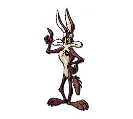 コヨーテ キャラクター アメリカ ワッペン アイロン 大人向け おしゃれ かっこいい アメカジ アメリカン スタンディング | 