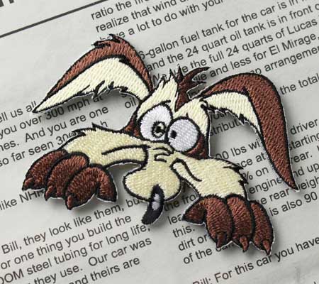 コヨーテ キャラクター アメリカ ワッペン アイロン 大人向け おしゃれ かっこいい アメカジ アメリカン ワイリー・コヨーテ フェイス |  | 01