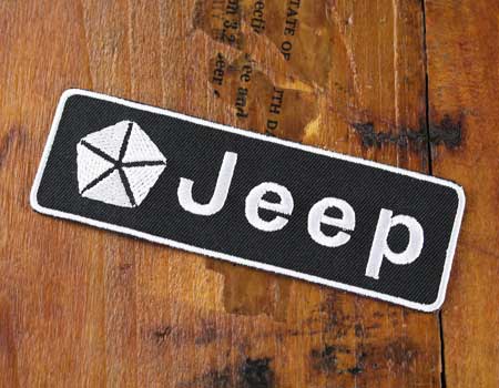 ジープ JEEP ワッペン アイロン 大人向け おしゃれ ブランド ロゴ 