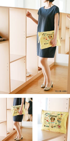 Liberty Bell(リバティベル)キャンバス クラッチ バッグ : planino