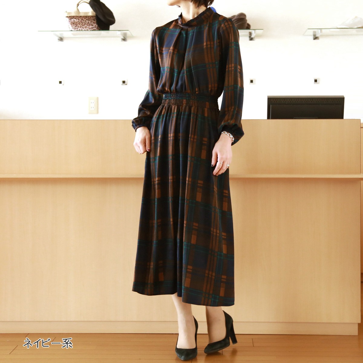 新品未使用　ブラーミン　BRAHMIN ロングワンピース　定価3万 新品未使用 ブラーミン BRAHMIN ロングワンピース 定価3万 ファスサン