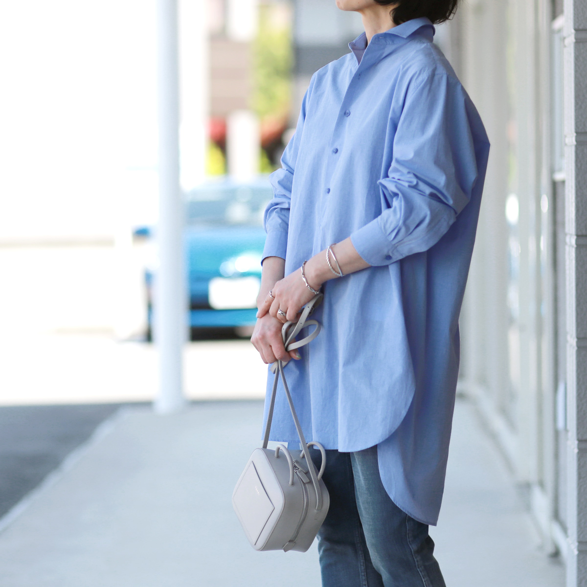 TICCA（ティッカ） コットン プルオーバー ロング シャツ : planino