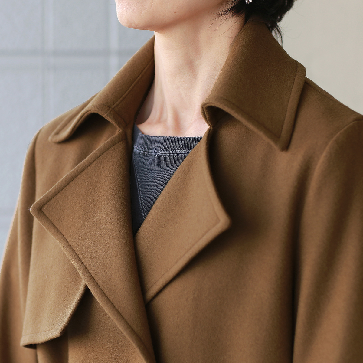 BEATRICE（ベアトリス） ブラッシュドウール トレンチコート FINAL