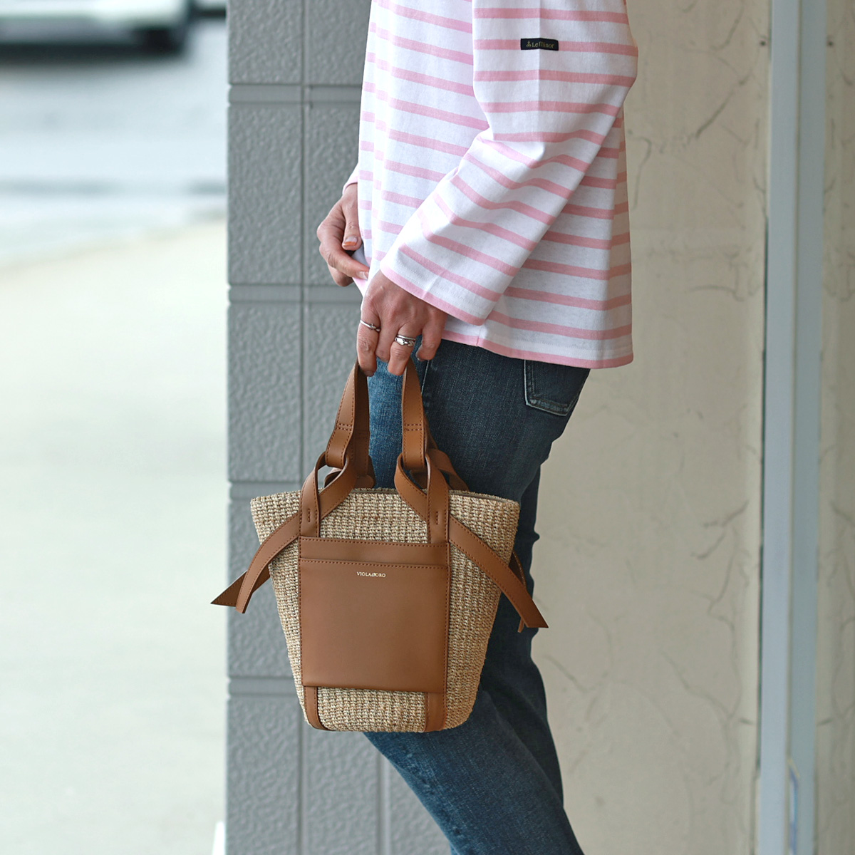 ヴィオラドーロ　アバカレザーコンビバッグ 楽天市場】【3日間限定 最大33倍】【正規品】 ヴィオラドーロ