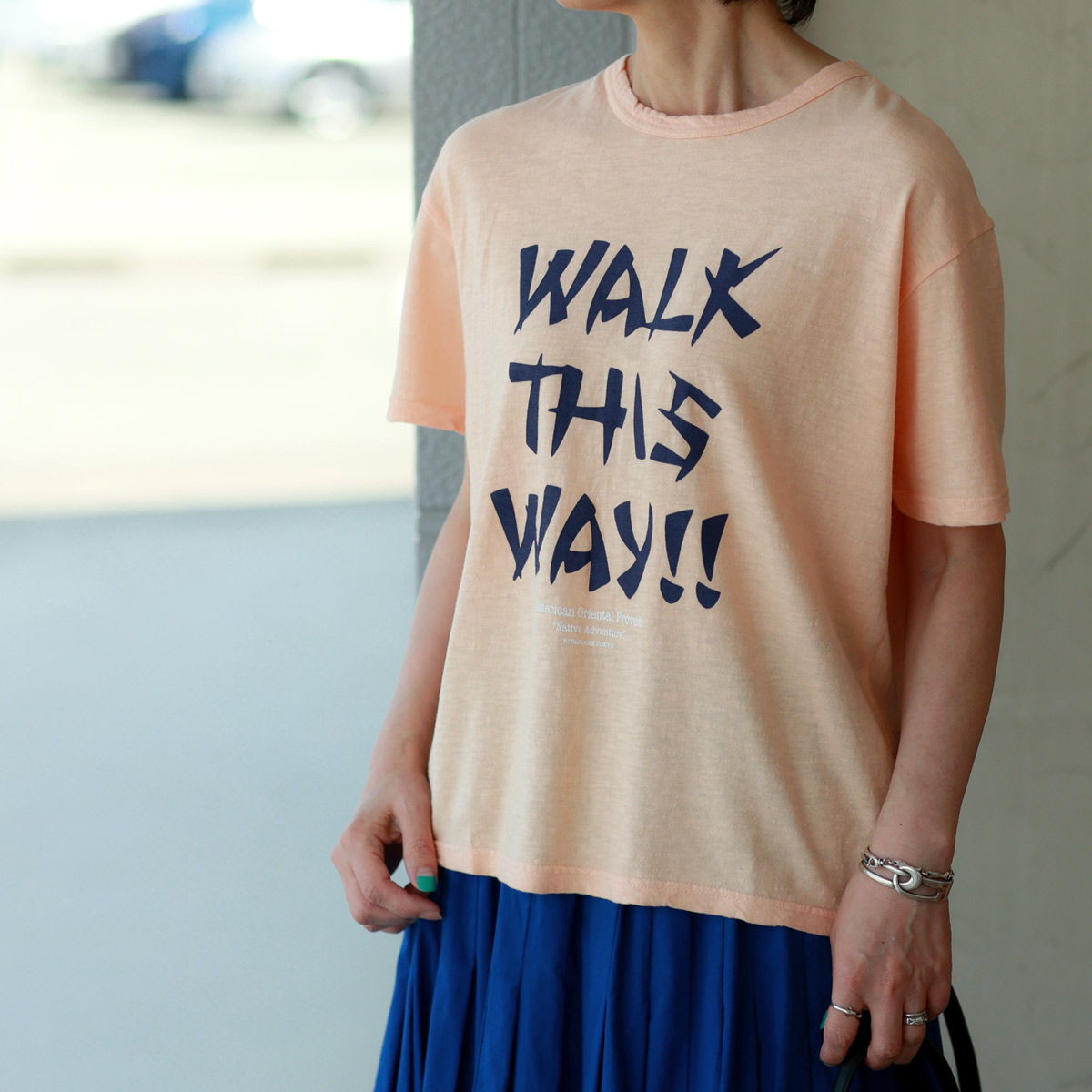 SALE RITA JEANS TOKYO (リタジーンズトーキョー)　コットン Tee　WALK THIS WAY　ネコポス可能