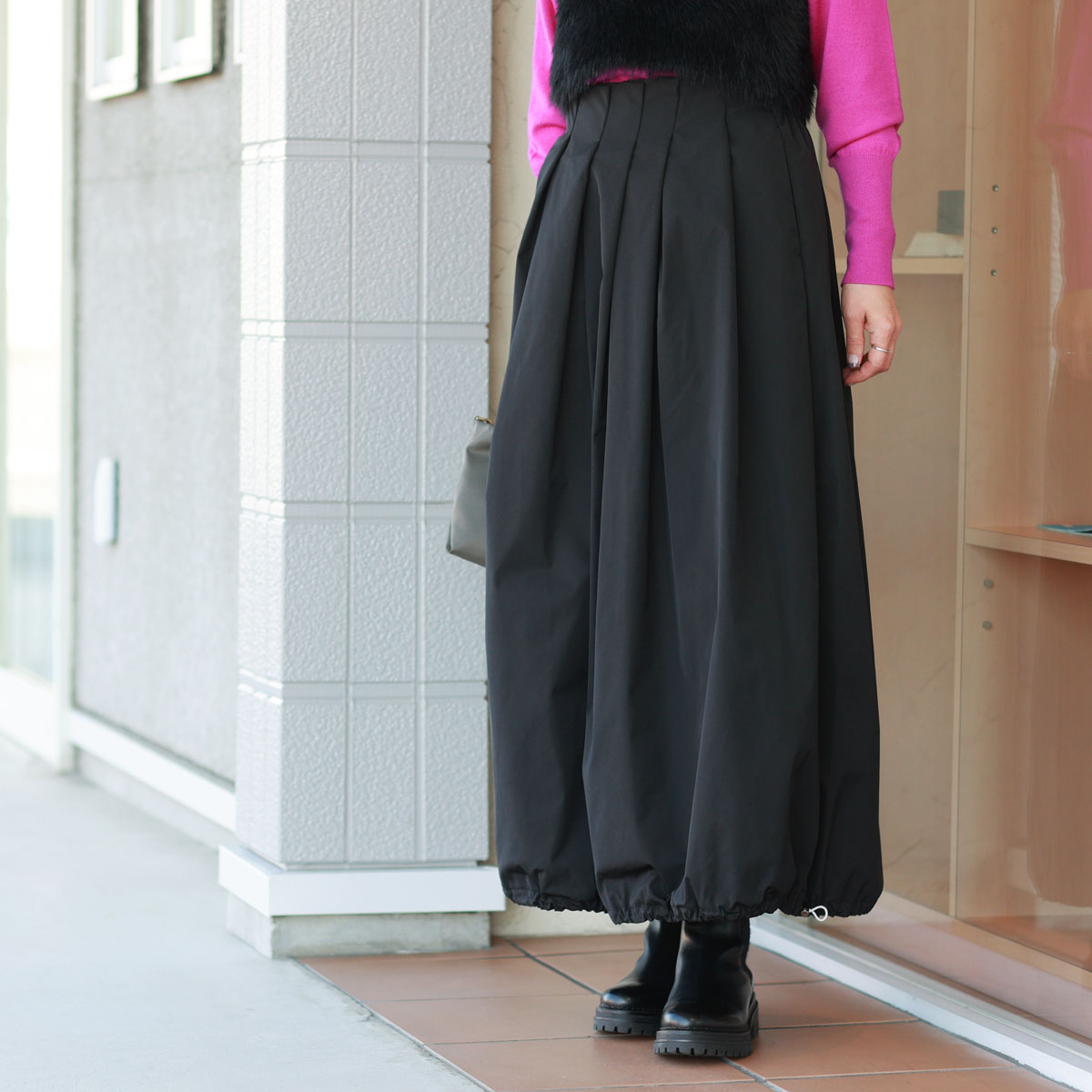 MARECHAL TERRE（マルシャルテル） エアリータフタ タック＆ドロスト