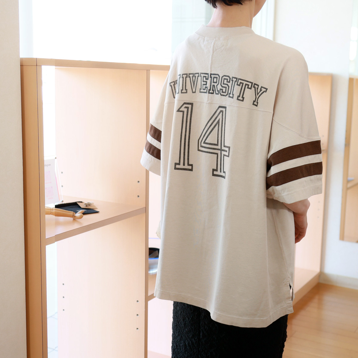 REMI RELIEF (レミレリーフ)　落ち感ジャージ　バックプリント　ルーミーＴ