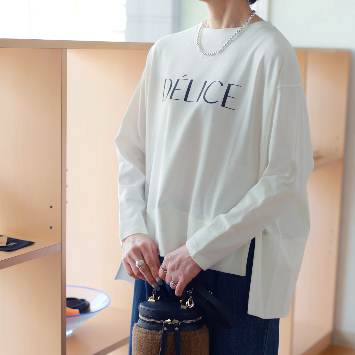 siro de labonte シロデラボンテ　Tシャツ　新品 siro de labonte (シロ デラ ボンテ) ロゴプリント Tee