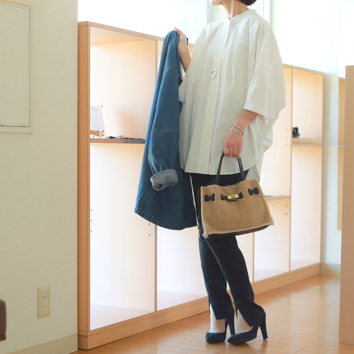 YENN ラウンドフォルムシャツ A/W YENN ラウンドフォルムシャツ