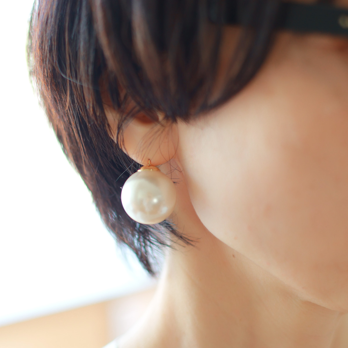 Nothing And Others（ナッシングアンドアザーズ） ビッグパール ピアス